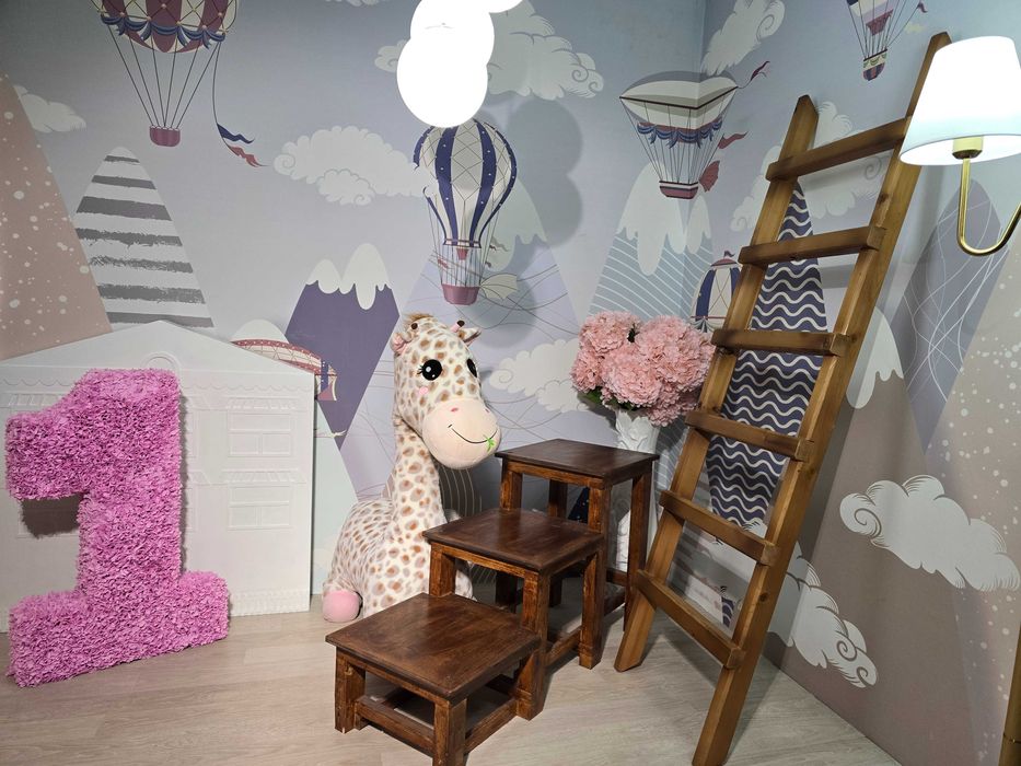 Уютная семейная фотосессия в студии.