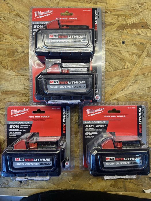 Baterii Milwaukee 6 AH high output