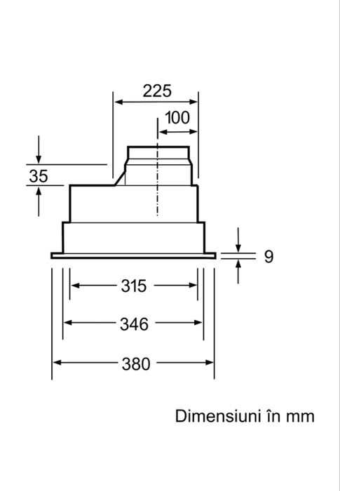 Hota incorporabila Bosch DHL555BL NOUĂ in cutie
