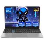 Laptop de 15.6 inchi 16GB 512 GB Celeron N5095 4 nuclee, 1920X1080P, W