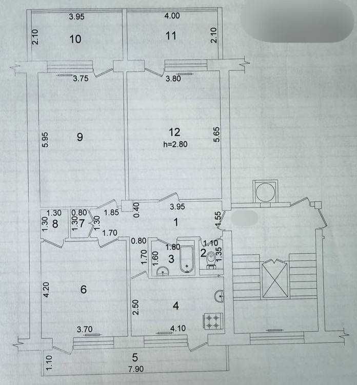 3-х комнатная квартира м. Космонавтов (3 балкона) ID: 2786