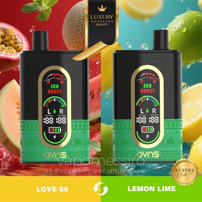 Vape Luxury Edition 50.000 Doua Arome Piele Display 4 Rezistente !