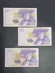 Bancnote 20 Kronor Suedia 1997