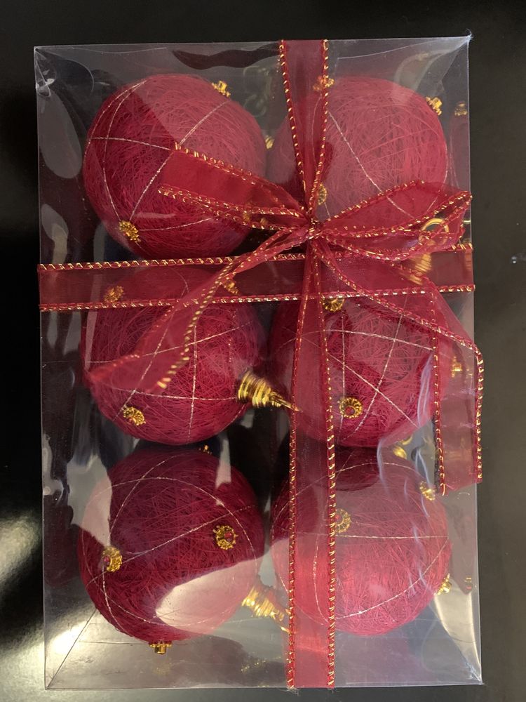 новогодние наборы шаров для елок