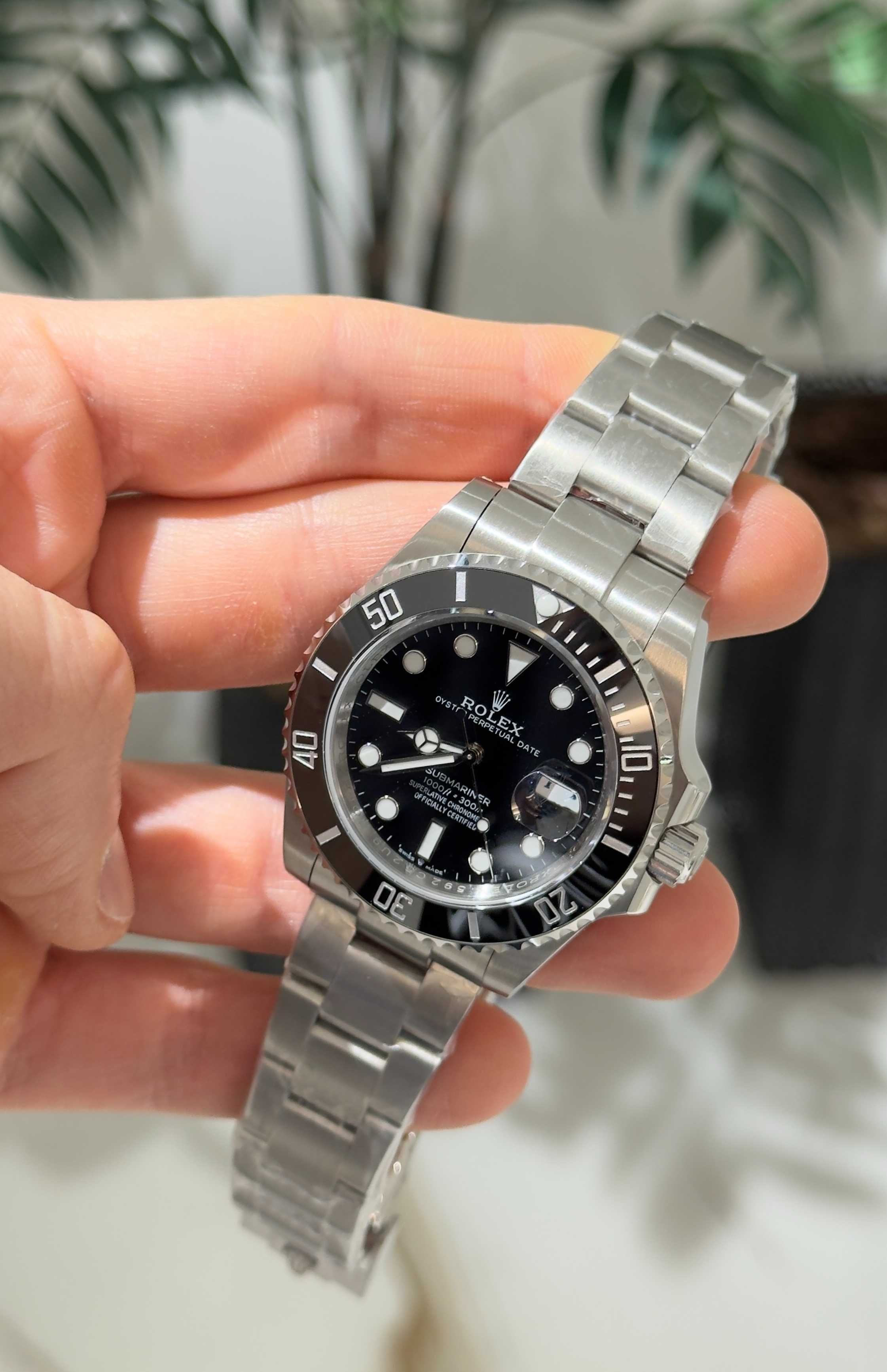 rolex submariner silver DATE 41mm