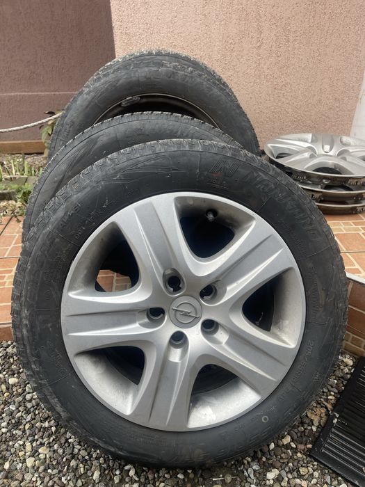 Jante Opel Astra 5x110  16" cu cauciucuri All Season