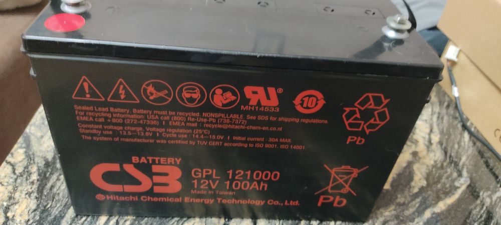 Тягова батерия (акумулатор). 12v 100ah