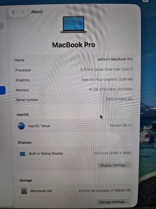 Ocazie! Apple MacBook Pro 2020