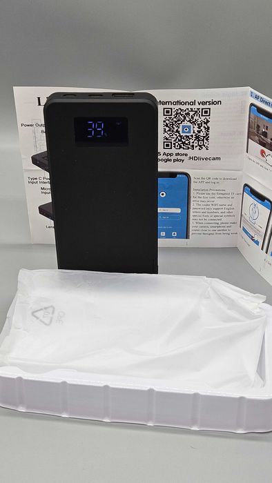Дискретна камера, шпионска камера ,замаскирана като power bank