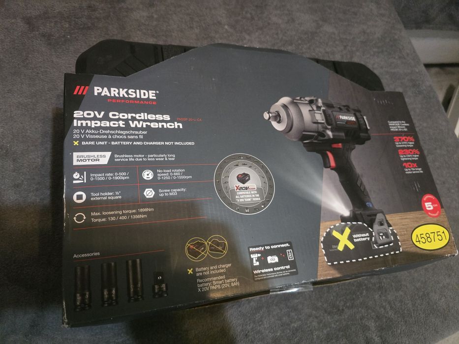 Masina de insurubat cu impact Parkside