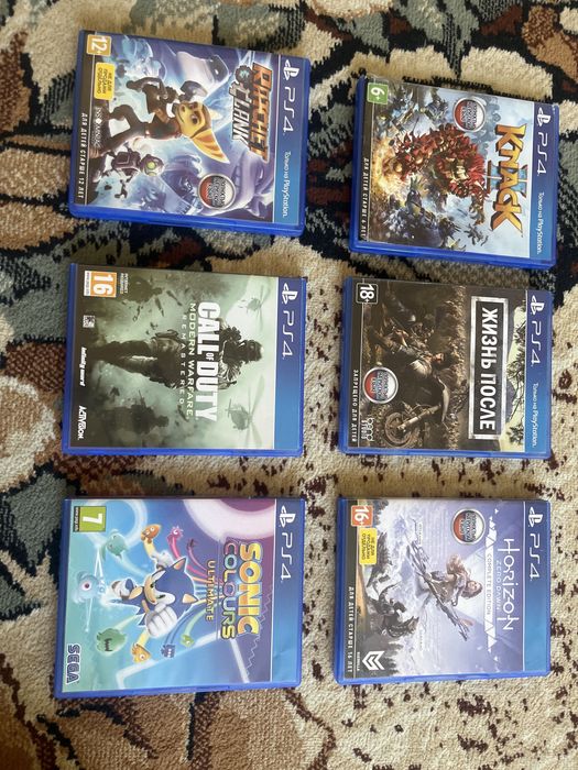 Продам игры на ps4