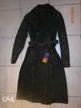 haina jeans tip trench coat