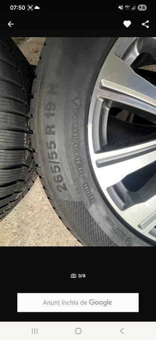 Jante Mercedes G-Class W463 W465 anvelope iarna Noi 265 55 19