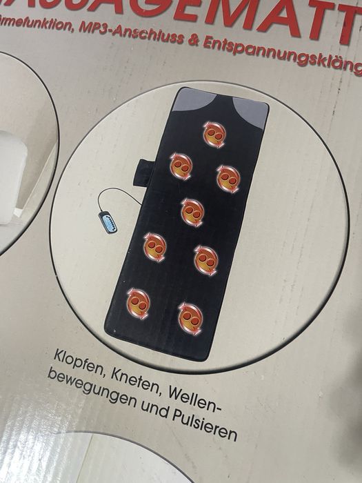 Saltea pentru masaj cu incalzire 6 sunete de relaxare