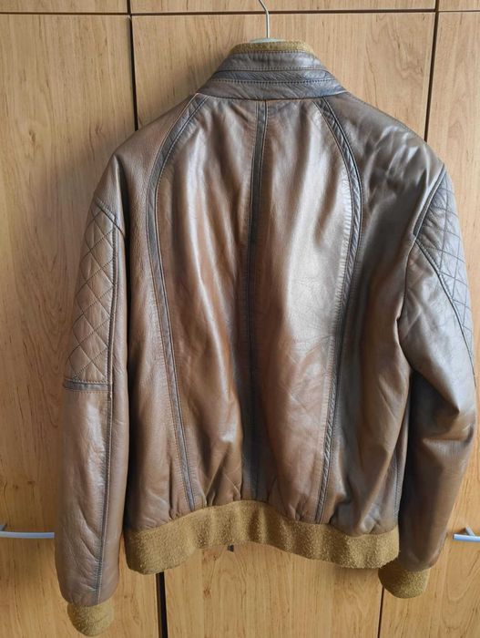 Vintage Hugo Boss кожено яке размер М 80те