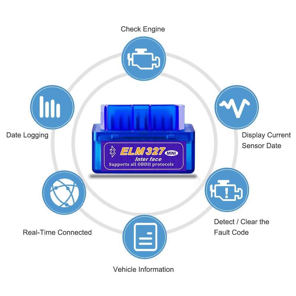 ELM327 MINI блутут скенер за автодиагностика OBD2