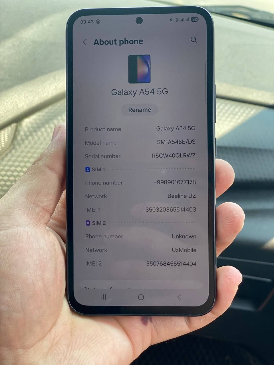 Samsung a54 ideal