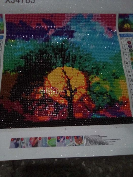 Tablou hand made- "Moonshadow"