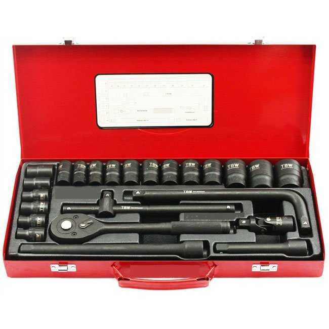 Немско Гедоре к-т 24 части. Ударно TBW Germany. Хром ванади