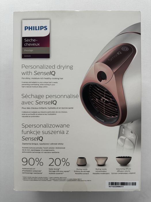 Uscator de par Philips Prestige BHD628/00 SenseIQ