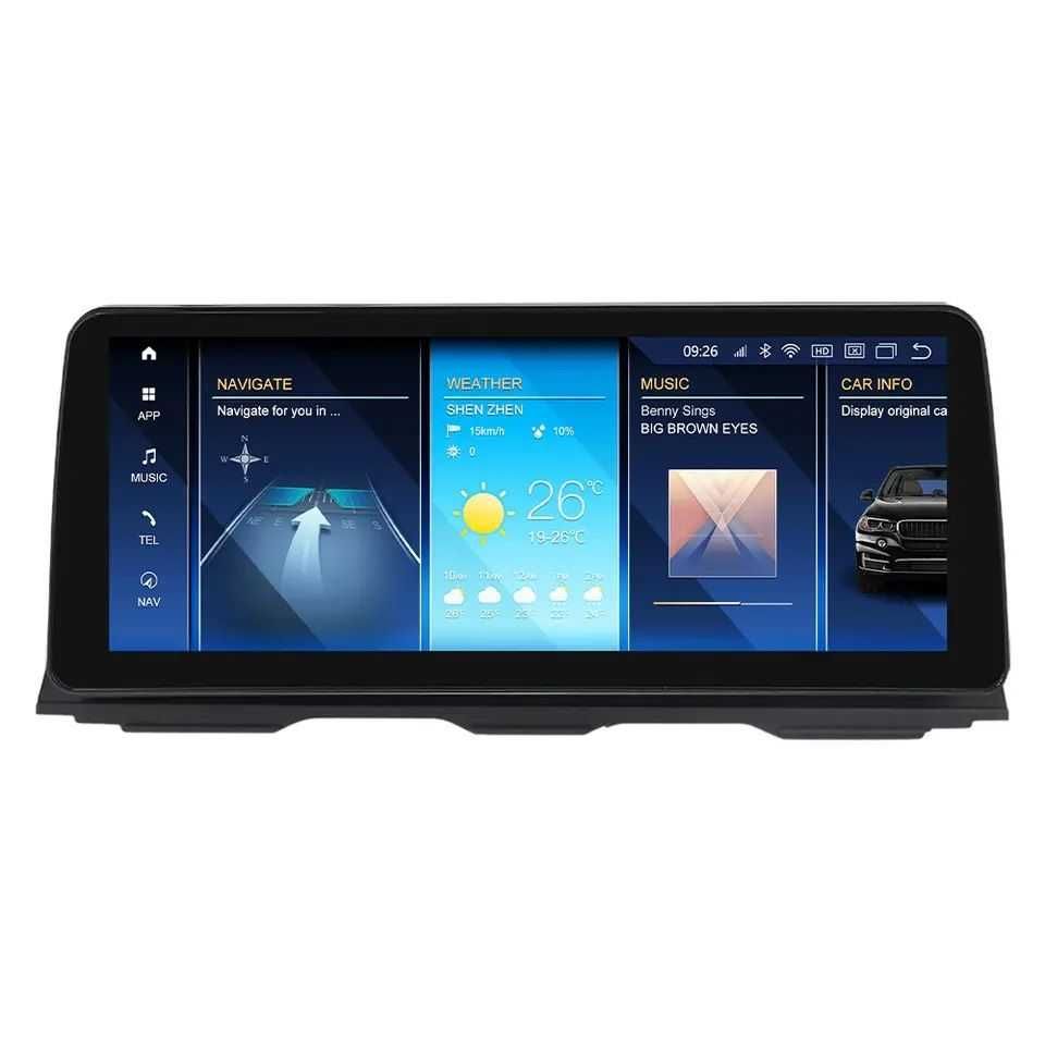 Navigatie Bmw F10 Seria 5 Android 12 - Display 12.3'' - Carplay, 4G