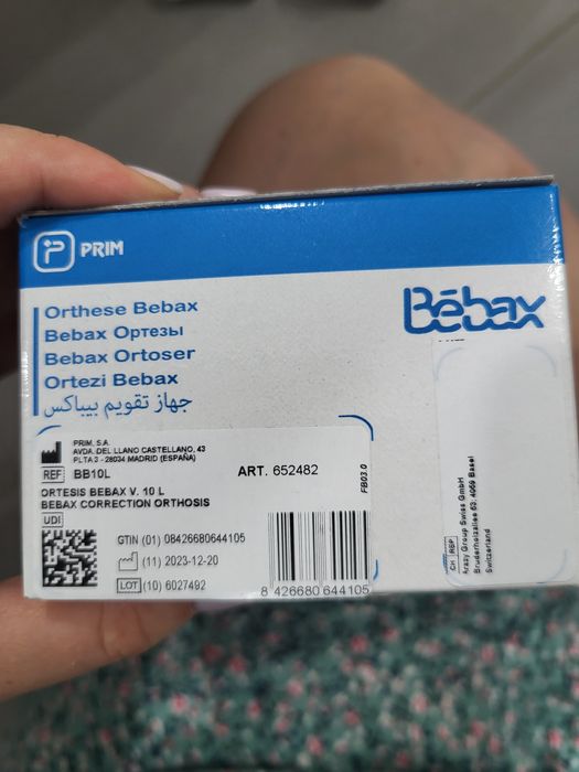 Bebax orteze in pereche