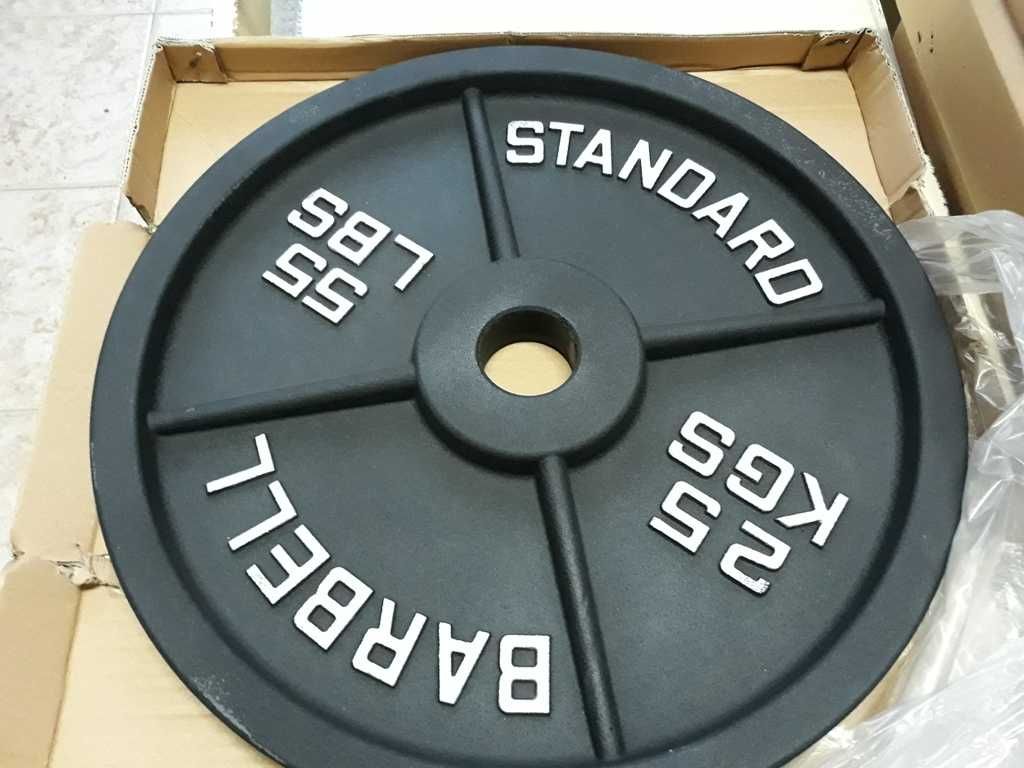 Олимпийски Дискове, Тежести Standard Barbell Plate 1.25 до 25 кг
