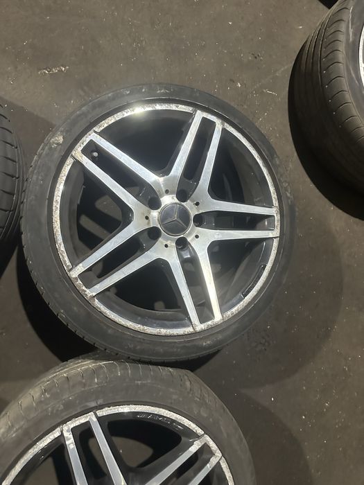 SET ROTI R18 • AMG • COMPLETE Jante ORIGINALE + anvelope w204 w212 ETC