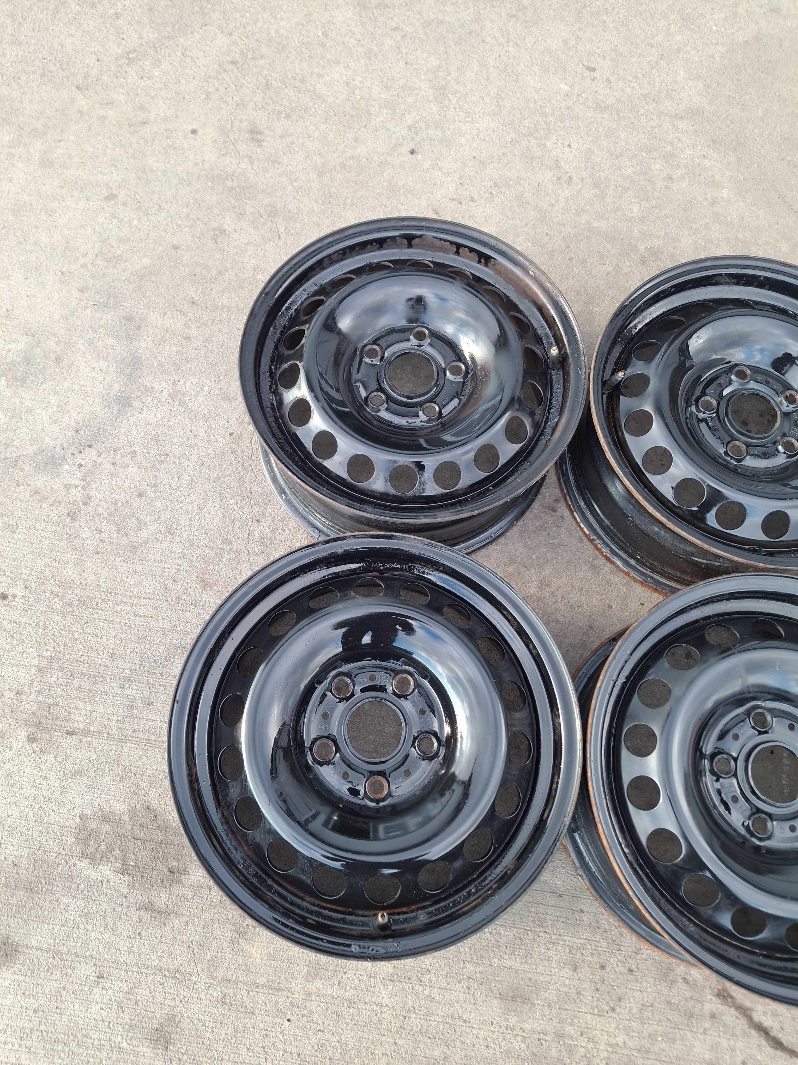4бр. железни джанти 15 цола 5x112 за VW, Audi