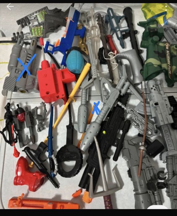Diverse figurine action man