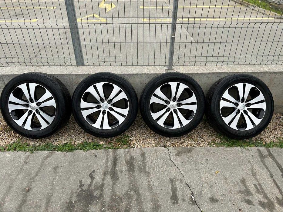 4 jante cu cauciuc hankook de vara 235 55 R18 100H KIA/Hyundai