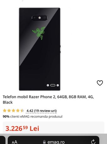Asus Razer Phone 2 Pret 1200