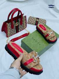 Gucci dama, seturi geanta+papuci