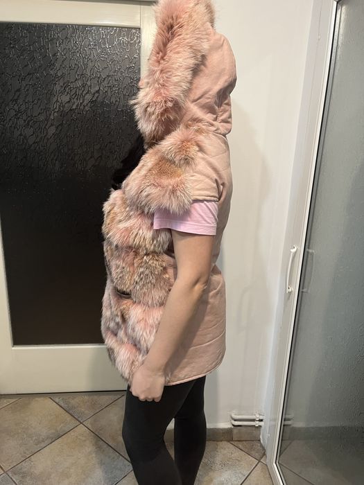 Oferta Vesta blana naturala de vulpe