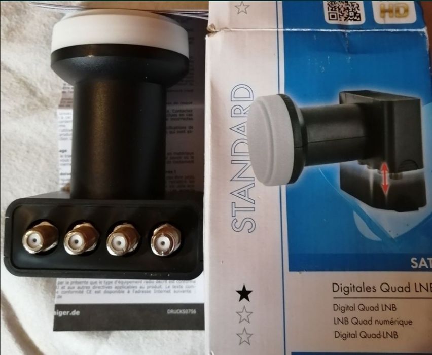 LNB цифров приемник четворен