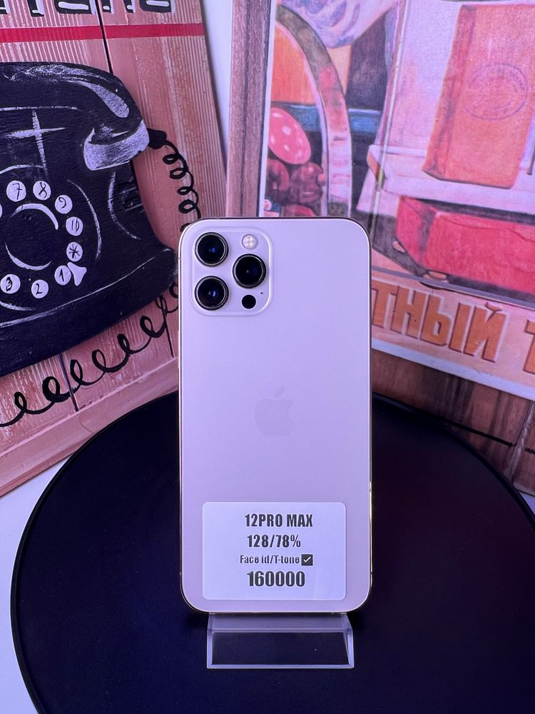 Iphone 12pro max 128gb 78% все работает