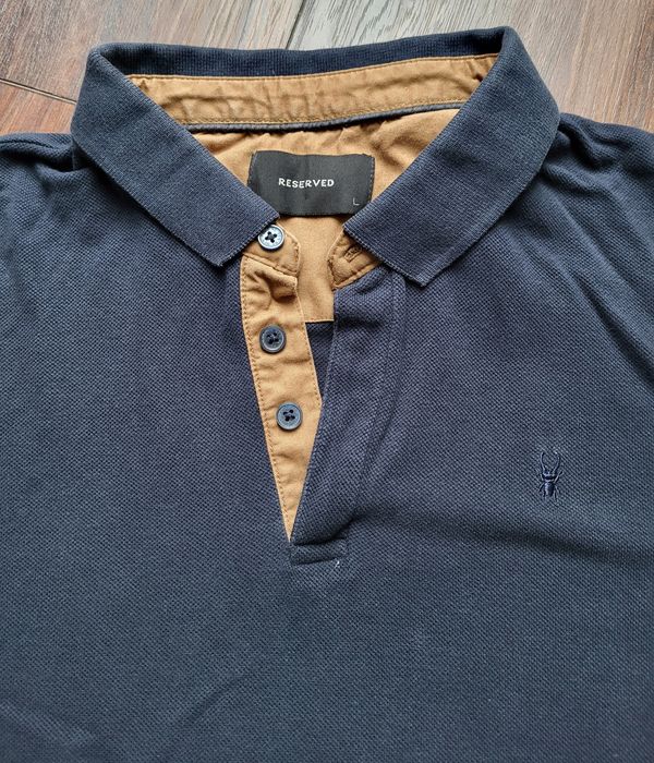 Tricou polo Reserved barbatesc, marimea M-L