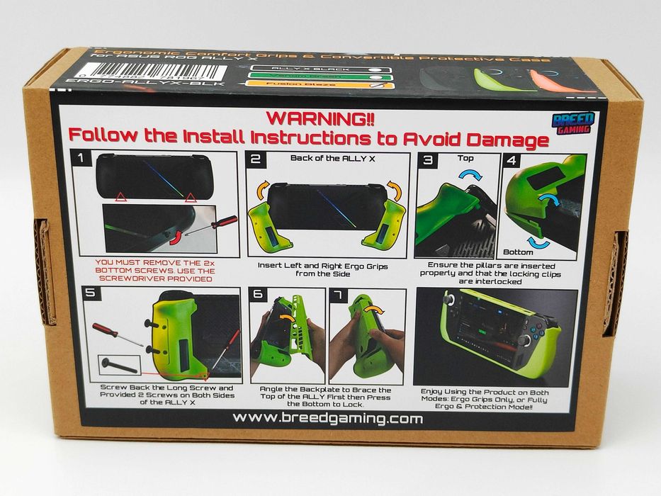 Husa BreedGaming Comfort Grips & Convertible Protective Case