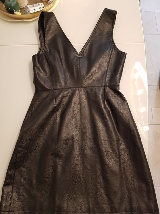 Дънков сукман на Mustang, кожена рокля Pepe jeans