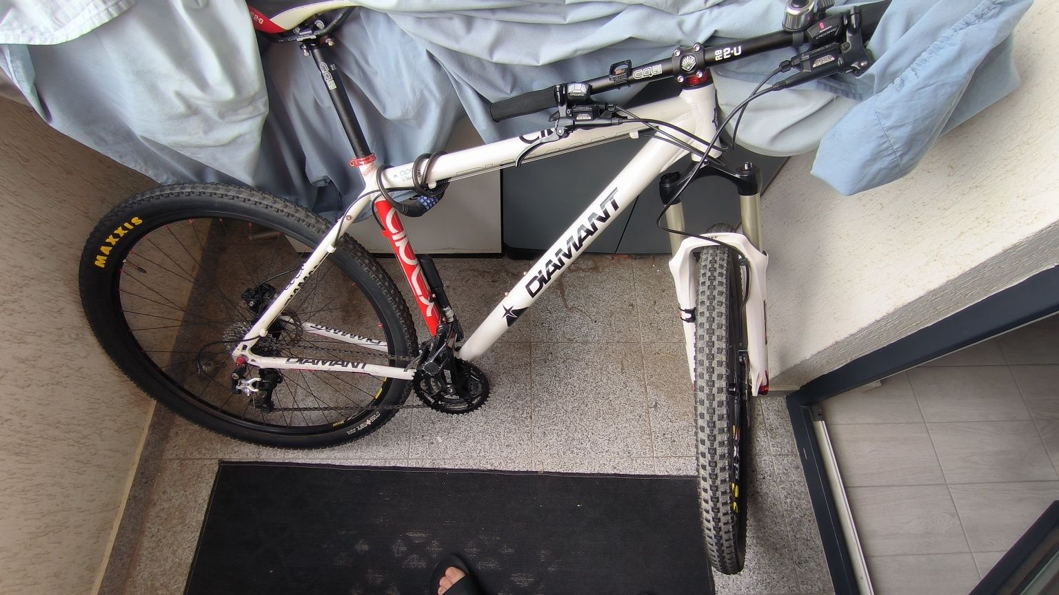 Bicicleta Shimano XT Deore X furca pe aer