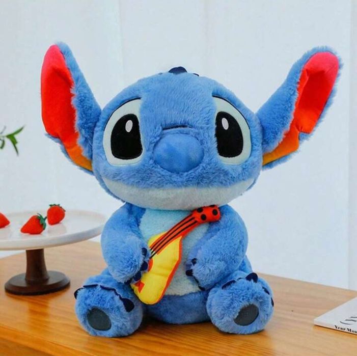 Голям плюшен Стич, 50см Голяма плюшена играчка Стич, Лило и Стич плюше