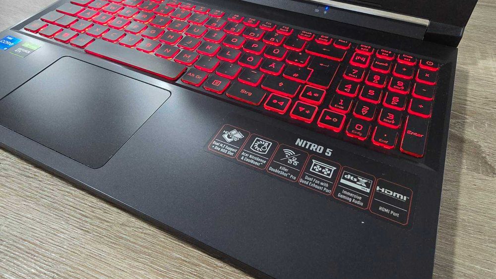 Лаптоп Acer Nitro 5 / 512GB SSD / GTX 1650 / 8 RAM / i5 11400H /