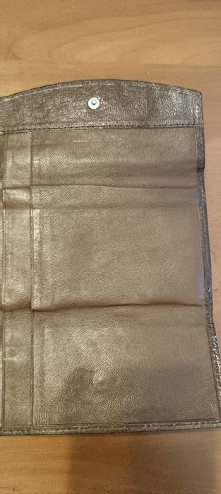 Дамски винтидж портфейл естествена кожа крокодил