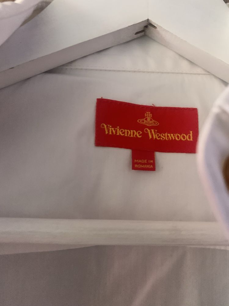 Вталена бяла риза Vivienne Westwood