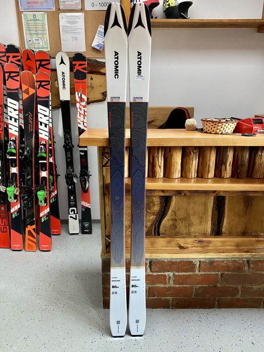 ski/schi de tură Atomic Blackland 80 PT,177 cm cu piei și legături NOU
