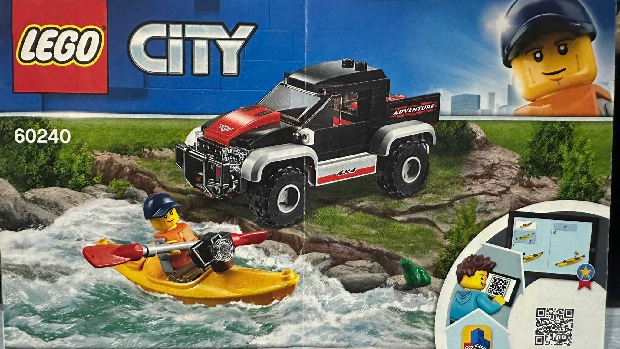 Lego City 60240 - Masina de teren si caiac