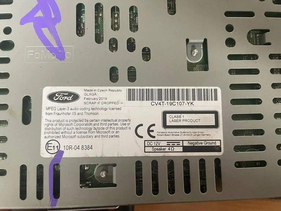 Unitate navigatie Ford Kuga Mk2 cod piesa CV4T-19C107-YK