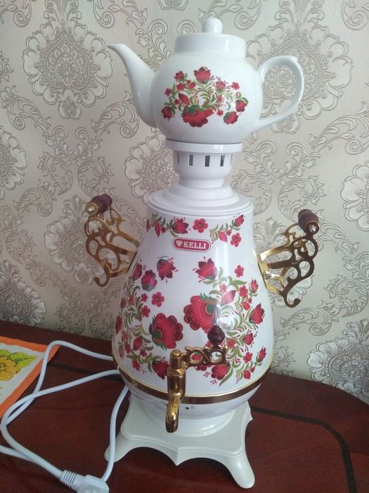 Электрический самовар новый в коробке