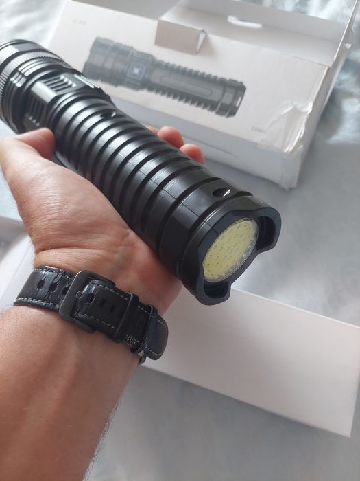 Lanterna led 3x18650 acumulatori power bank