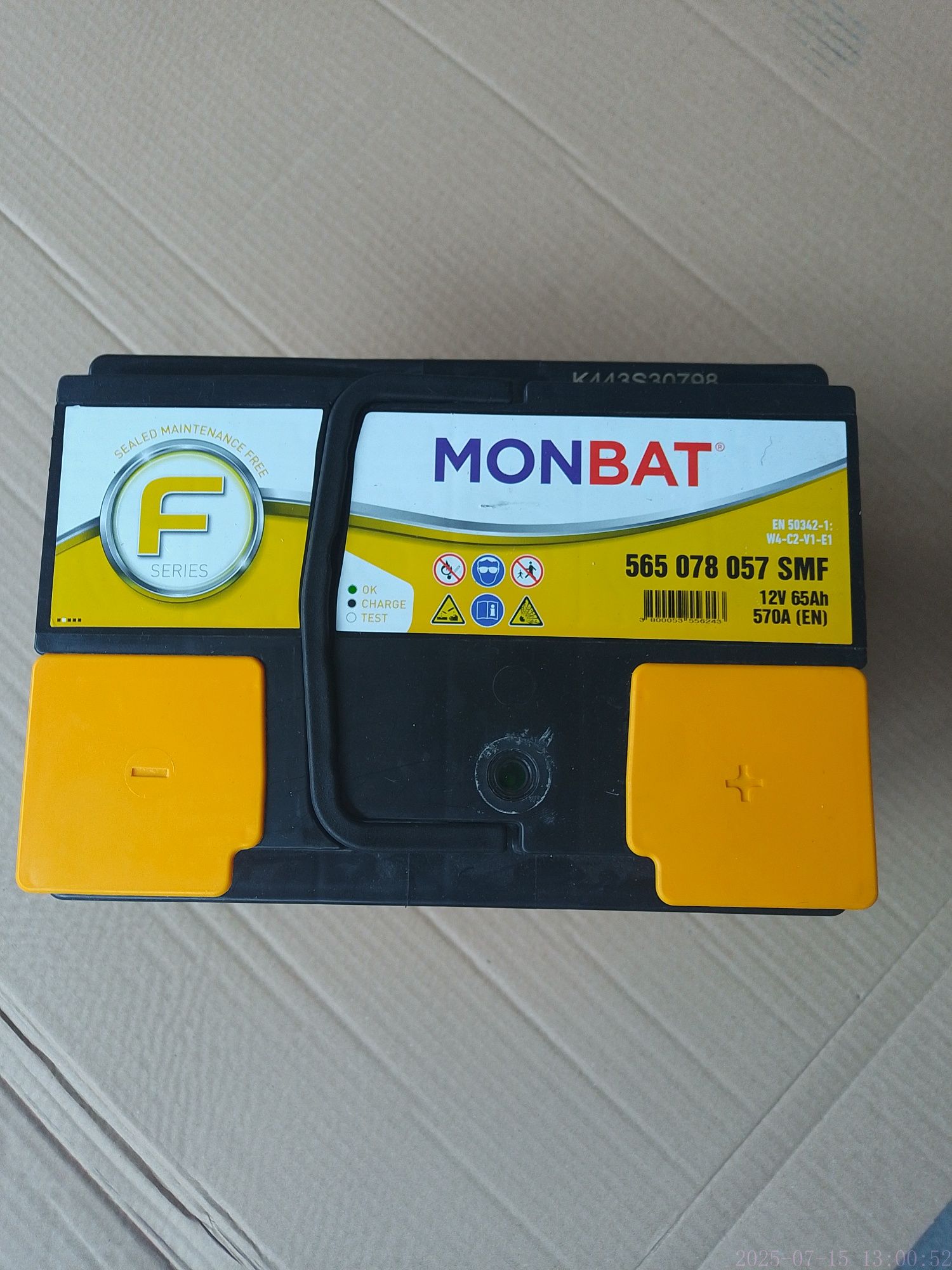 MONBAT 65Ah, нов акумулатор с гаранция